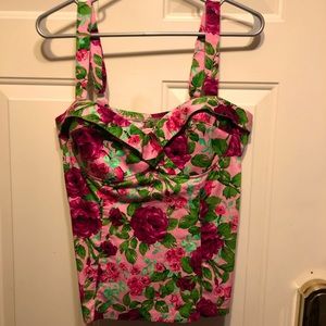 Pinup style women’s corset top